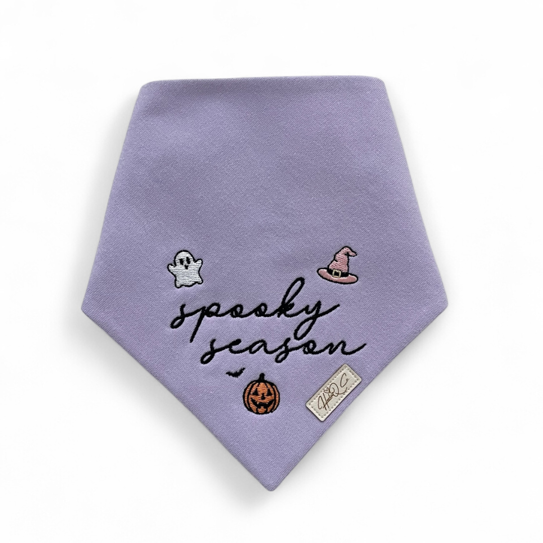 Spooky Season (light purple) Bandana