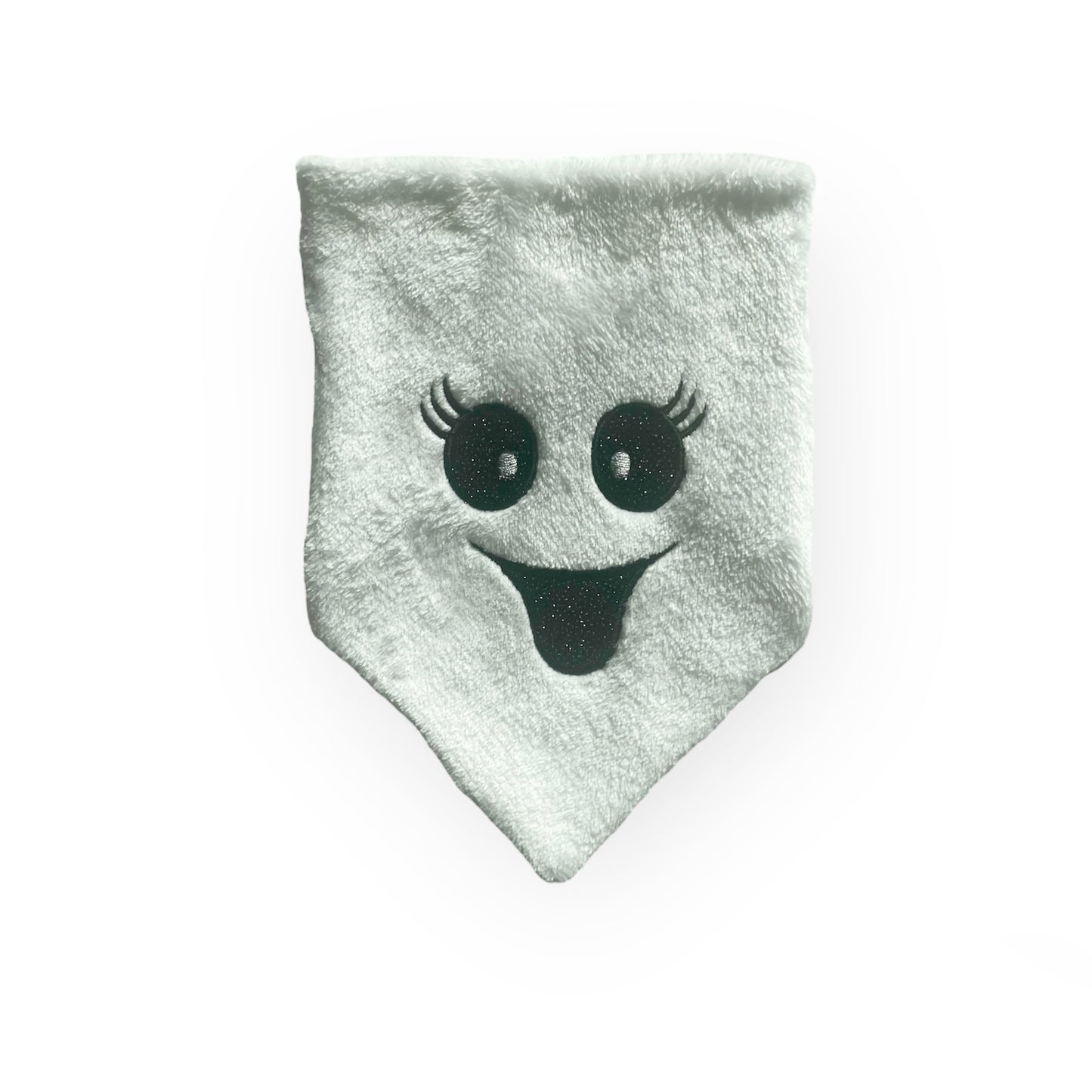 Fluffy Ghost (WITH Lashes) Bandana