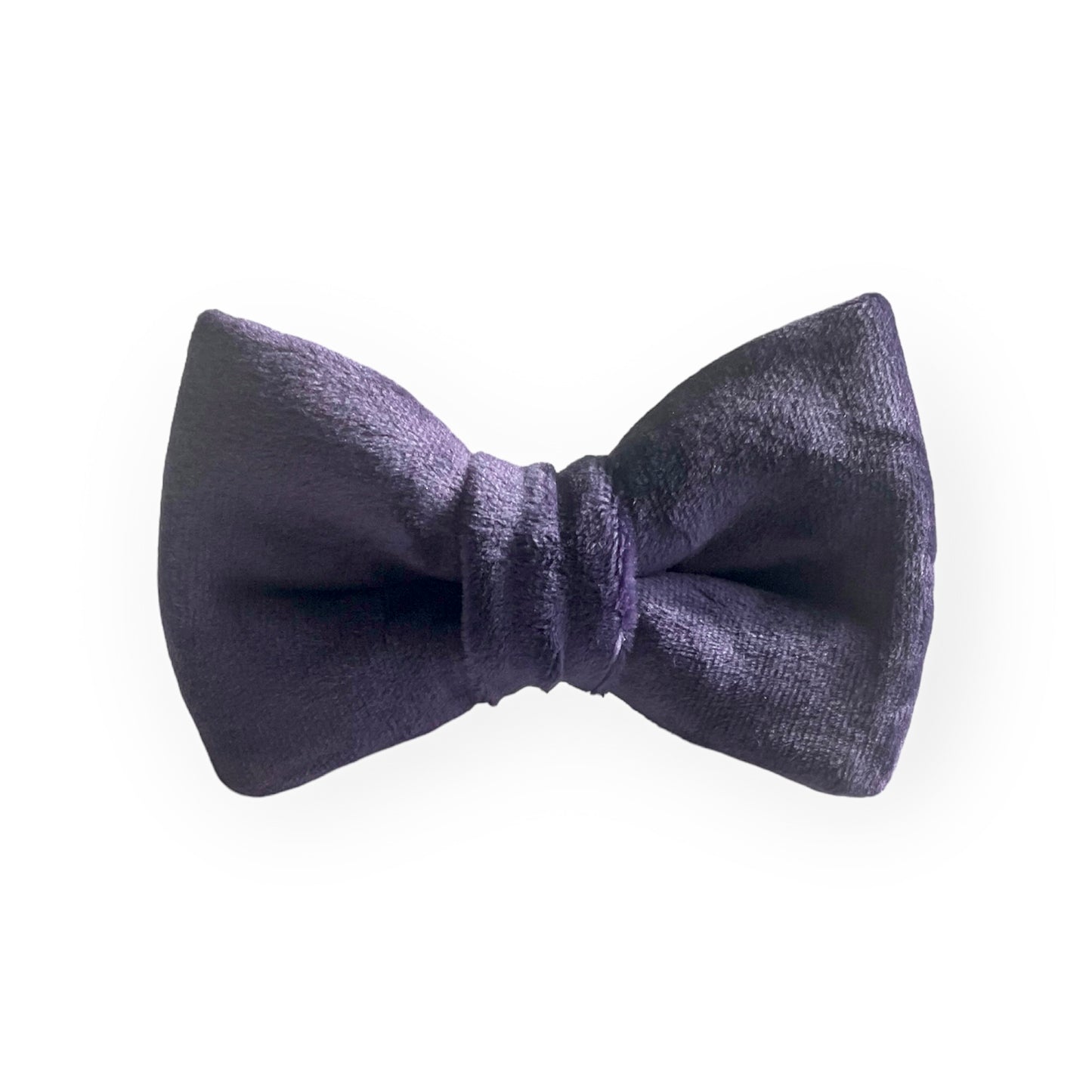 Plush Purple Bow Tie/ Sailor Bow