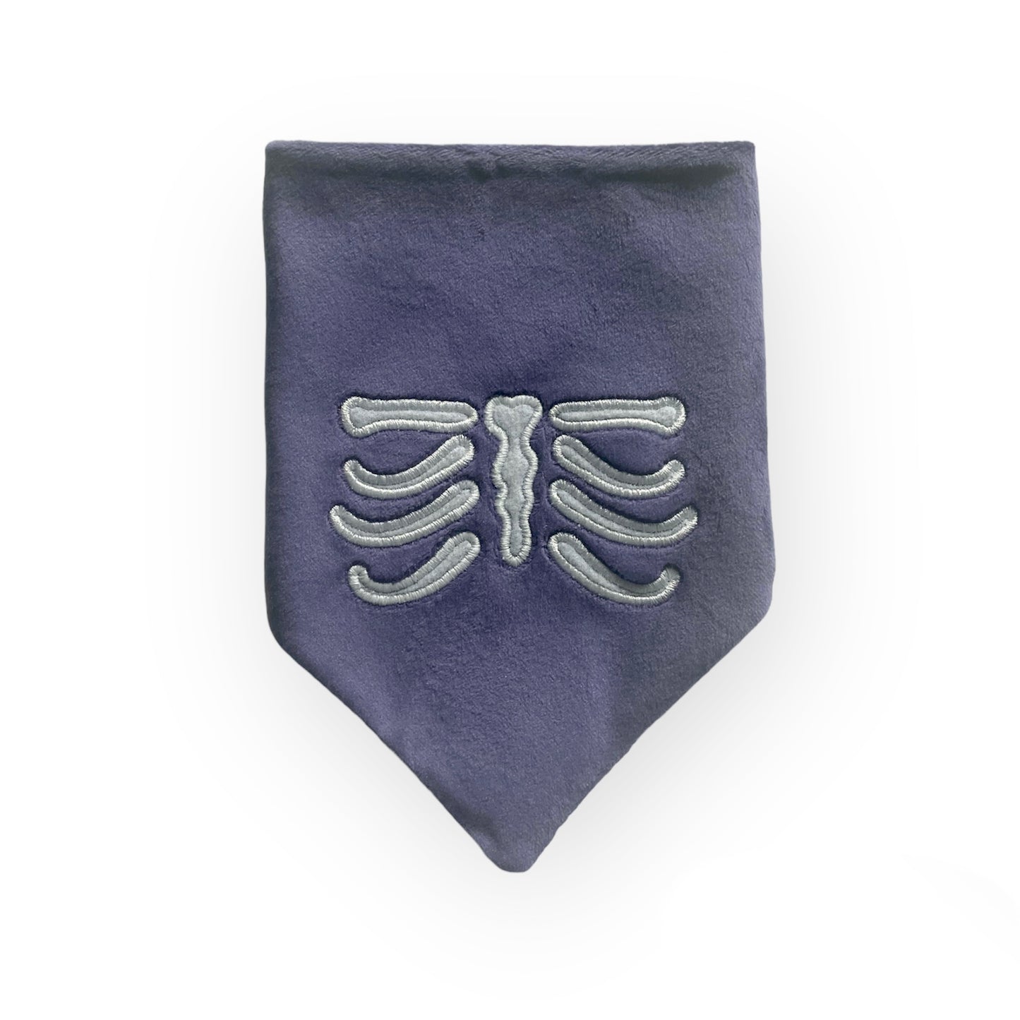 Plush Purple Bones Bandana