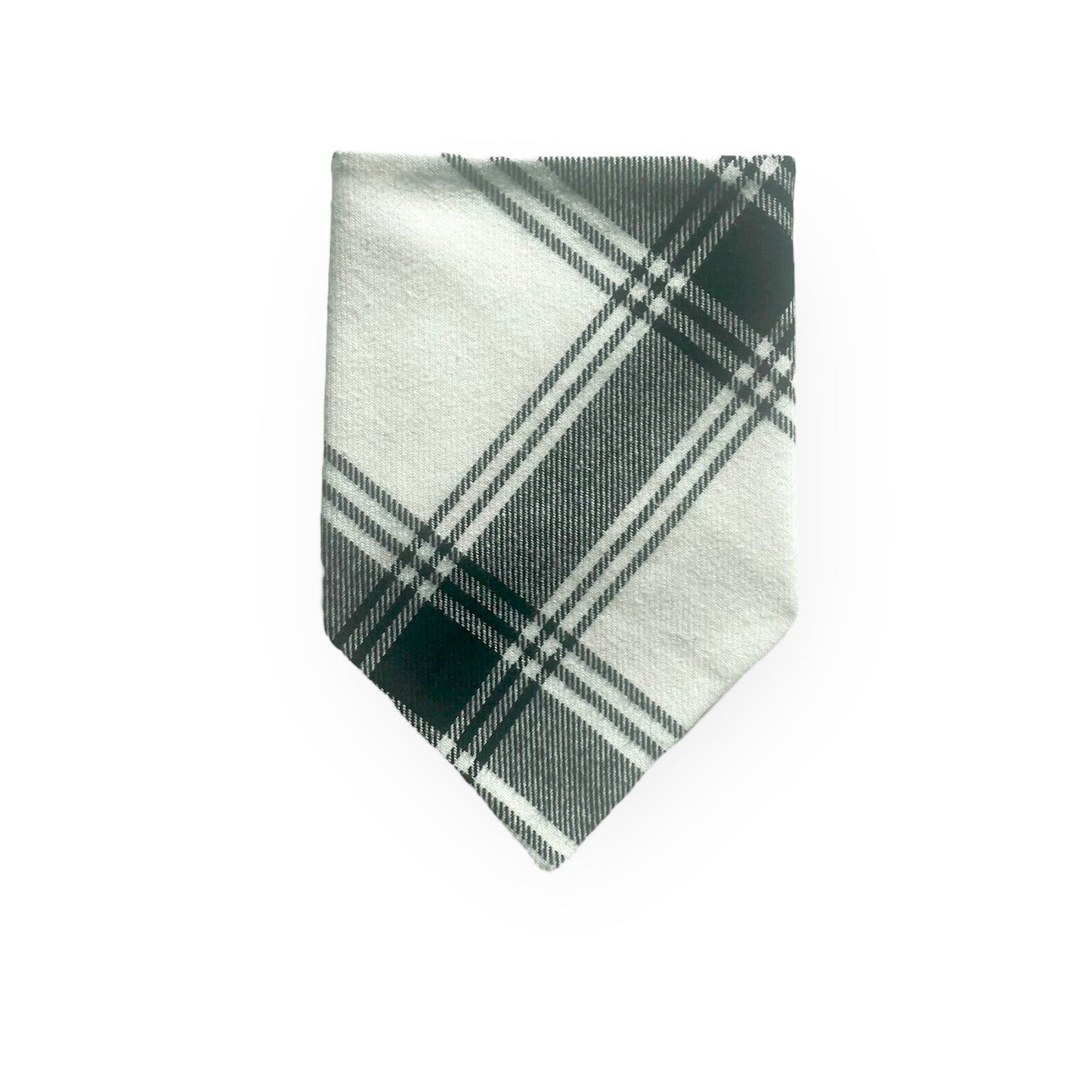 Black & White Plaid Bandana