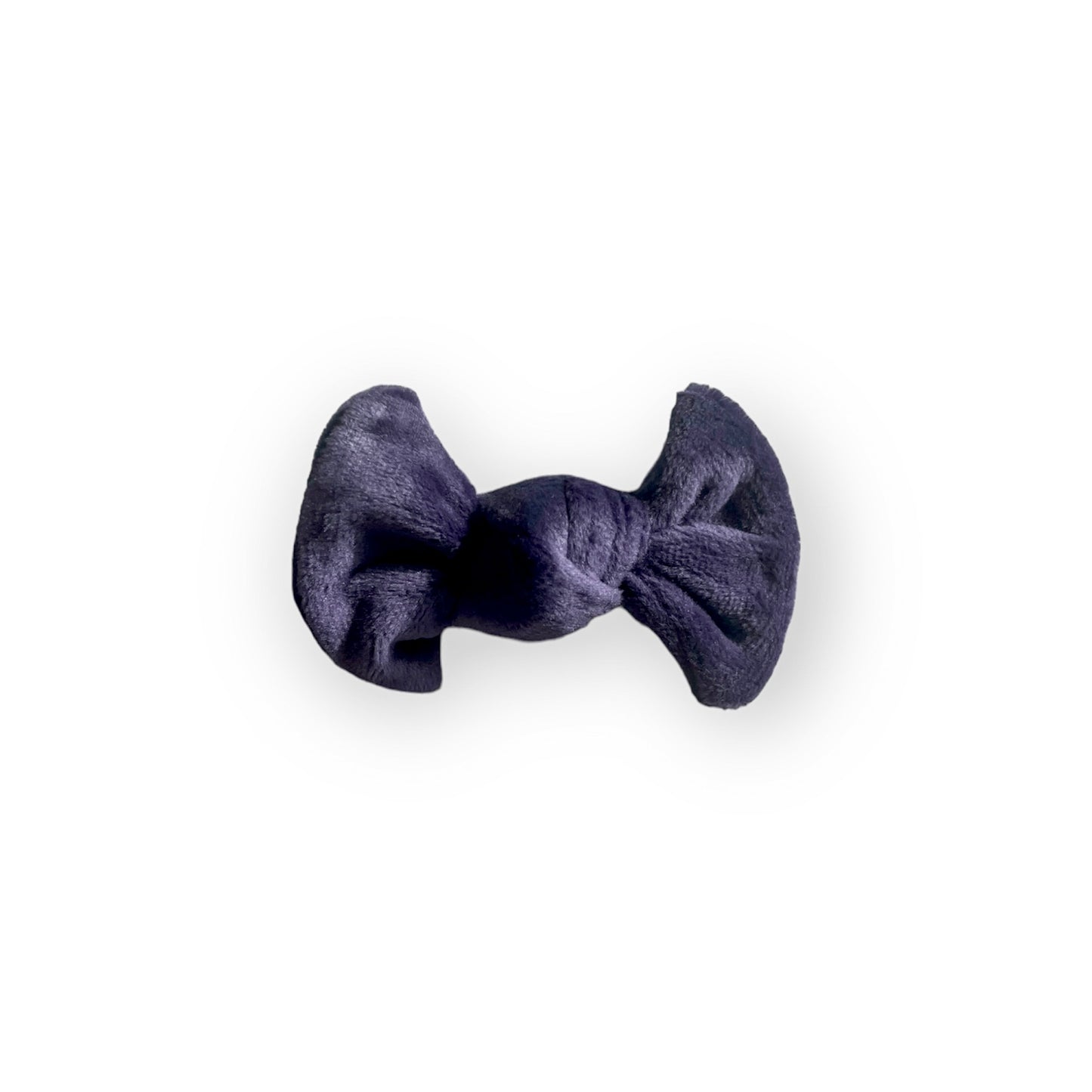 Plush Purple Twist Knot Hair Bow