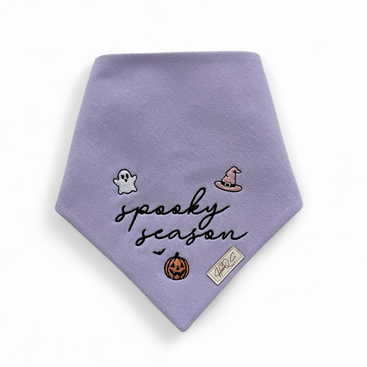 Spooky Season (light purple) Bandana