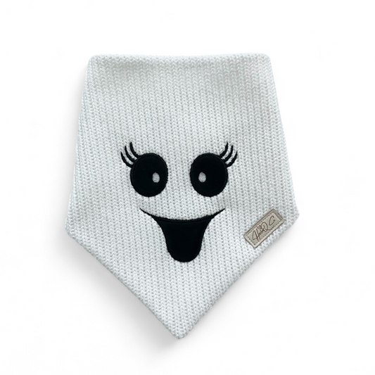 Sweater Knit Ghost (with lashes) Bandana