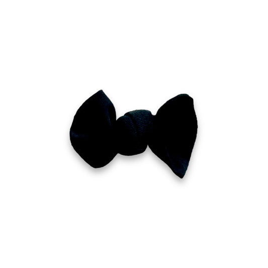 Black Twist Knot Hair Bow