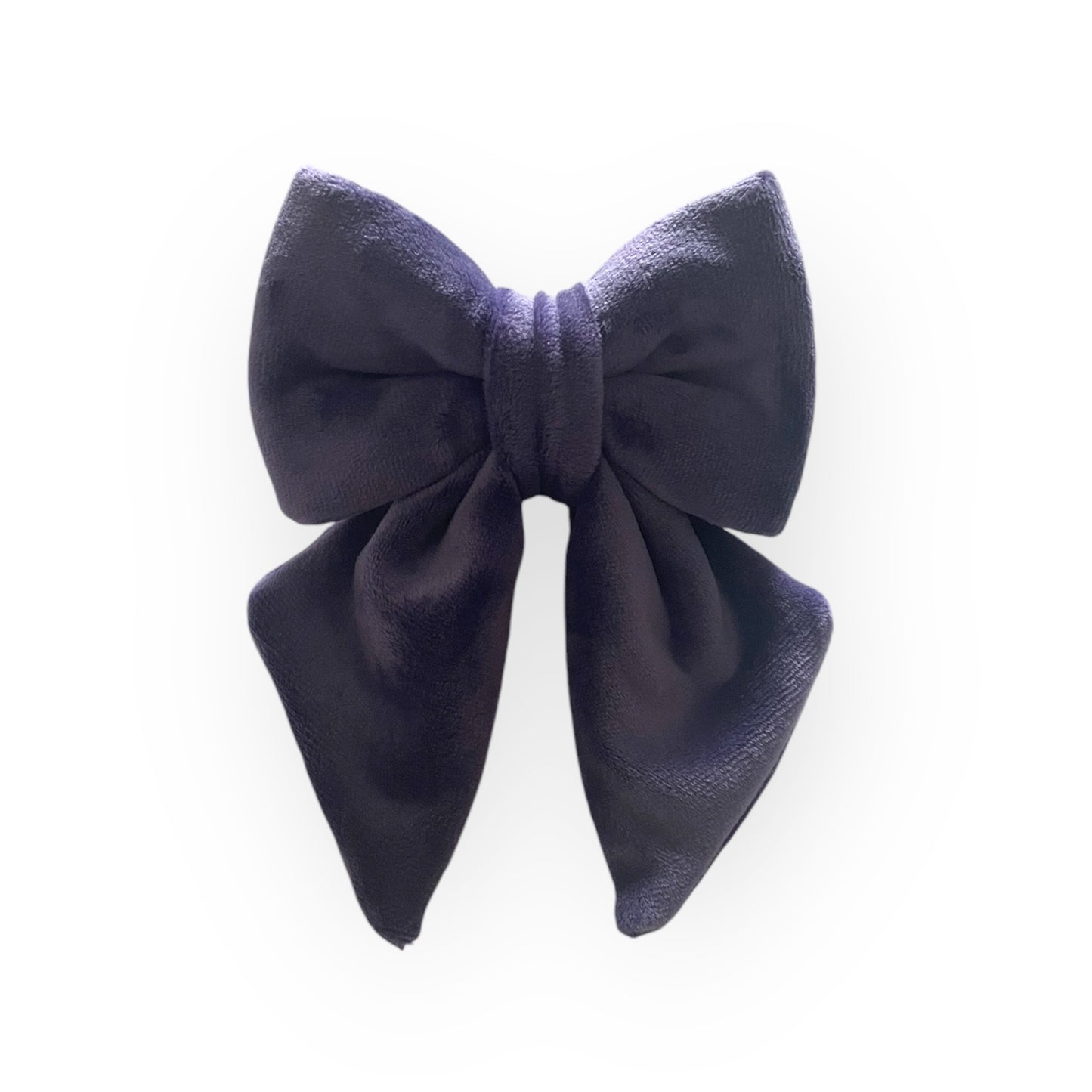 Plush Purple Bow Tie/ Sailor Bow