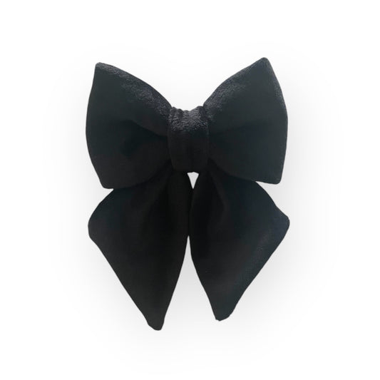 Plush Black Bow Tie/ Sailor Bow